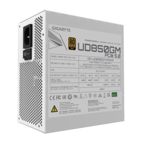 Блок питания GIGABYTE 850W (GP-UD850GM PG5W)