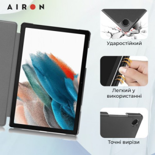 Чехол для планшета AirOn Premium Samsung Galaxy Tab A9 8.7'' 2023 + Film (4822352781103)