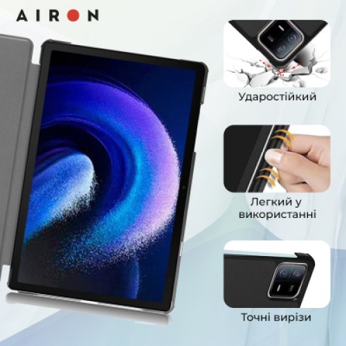 Чехол для планшета AirOn Premium Xiaomi Pad 6/6 Pro 11'' 2023 + Film (4822352781104)