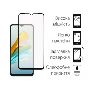 Стекло защитное Dengos ZTE Blade A53/A53 Pro (black) (TGFG-332)