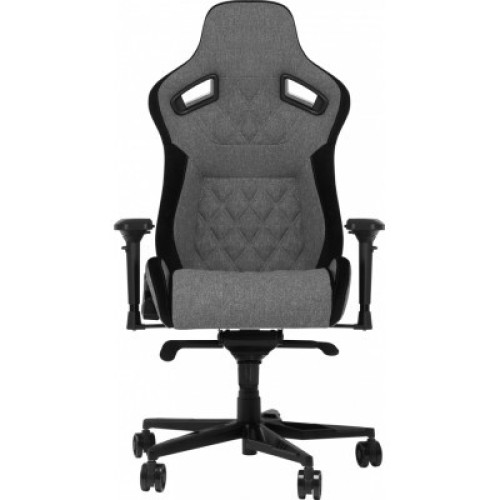 Кресло игровое GT Racer X-0724 Fabric Gray/Black Suede