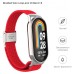 Ремешок для фитнес браслета Armorstandart Braided Solo Loop для Xiaomi Mi Band 8 Red (ARM69927)