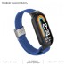Ремешок для фитнес браслета Armorstandart Braided Solo Loop для Xiaomi Mi Band 7/6/5/4 Blue (ARM69903)