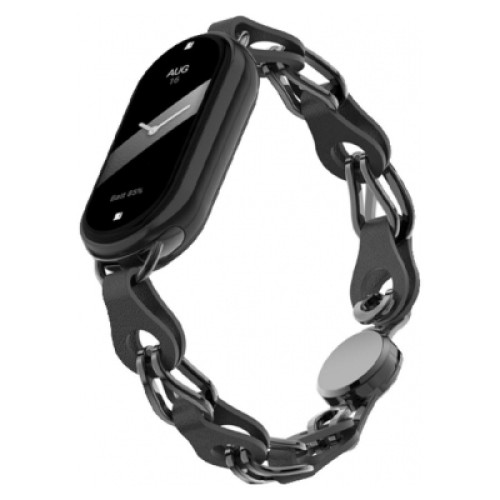 Ремешок для фитнес браслета Armorstandart Chain Wristband для Xiaomi Mi Band 8 Black (ARM69921)