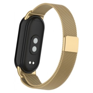 Ремінець до фітнес браслета Armorstandart Milanese Magnetic Band для Xiaomi Mi Band 8 Gold (ARM69919)