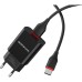 Зарядное устройство BOROFONE BA20A Sharp charger set(Type-C) Black (BA20ACB)