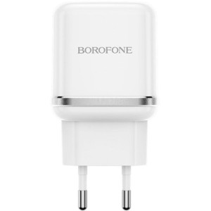 Зарядное устройство BOROFONE BA36A High speed single port QC3.0 charger set White (BA36AW)