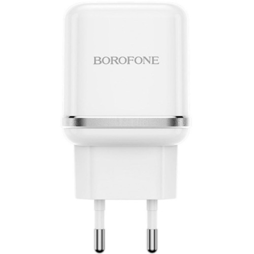 Зарядное устройство BOROFONE BA36A High speed single port QC3.0 charger set White (BA36AW)