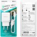 Зарядное устройство BOROFONE BA36A High speed single port QC3.0 charger set(Type-C) White (BA36ACW)