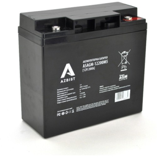Батарея к ИБП AZBIST 12V 20 Ah Super AGM (ASAGM-12200M5)