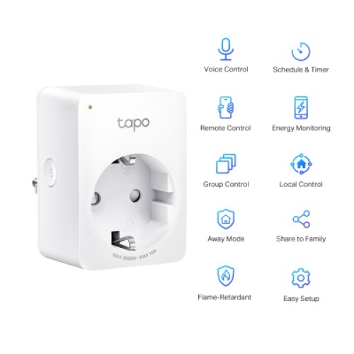 Умная розетка TP-Link Tapo P110 (2-pack) (Tapo P110(2-pack))