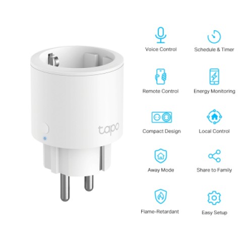 Умная розетка TP-Link Tapo P115 (1-pack) (Tapo P115(1-pack))