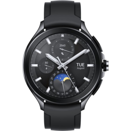 Смарт-часы Xiaomi Watch 2 Pro Bluetooth Black Case with Black Fluororubber Str (1006732)