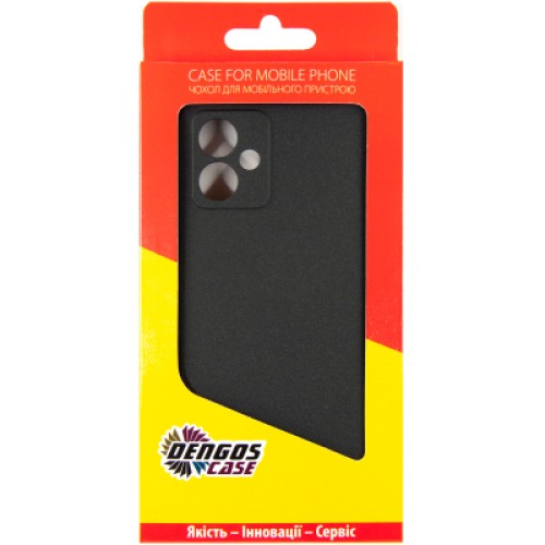 Чехол для мобильного телефона Dengos Carbon Motorola G14 (black) (DG-TPU-CRBN-191)