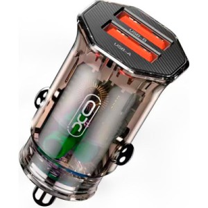 Зарядное устройство XO CC49 2USB 2.4A (Black/Brown) (XO-CC49)