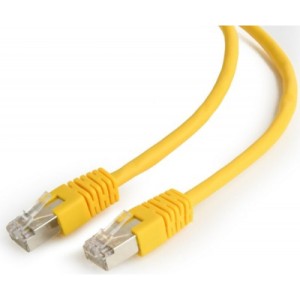 Патч-корд 0.25м FTP cat.6 CCA yellow Cablexpert (PP6-0.25M/Y)