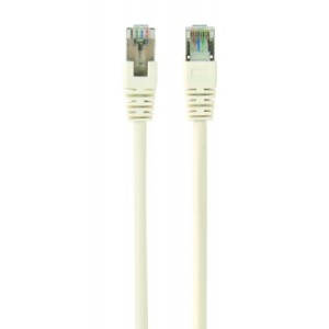 Патч-корд 0.5м FTP cat 6 CCA white Cablexpert (PP6-0.5M/W)
