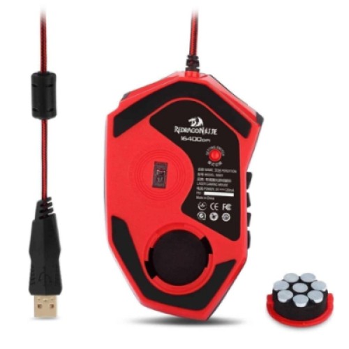 Мышка Redragon M901-2 MMO USB Black (78177)
