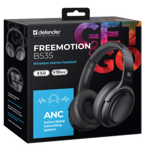 Наушники Defender FreeMotion B535 Bluetooth Black (63535)