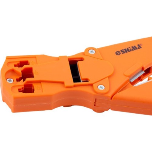 Инструмент Sigma для обжима коннекторов 4Р4С, 6Р6С, 8Р8С (4372401)