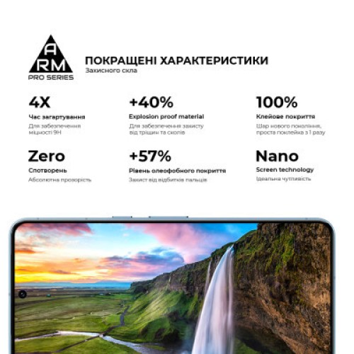 Стекло защитное Armorstandart Pro Google Pixel 8 Pro Black (ARM72908)