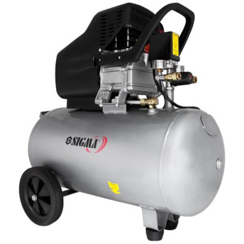 Компрессор Sigma одноцилиндровый 1.8кВт 230л/мин 8бар 50л (2 крана) (7043141)