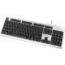 Клавиатура REAL-EL 507 Standard USB Silver