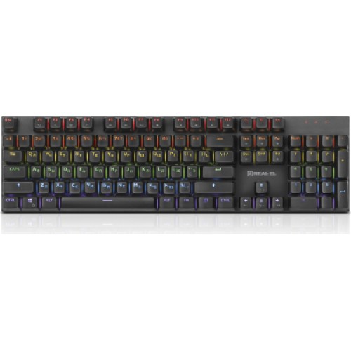 Клавиатура REAL-EL M 13 USB Grey (EL123100045)