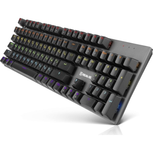 Клавиатура REAL-EL M 13 USB Grey (EL123100045)