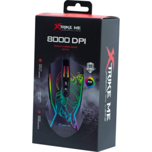 Мышка Xtrike ME GM-327 USB RGB Black (GM-327)