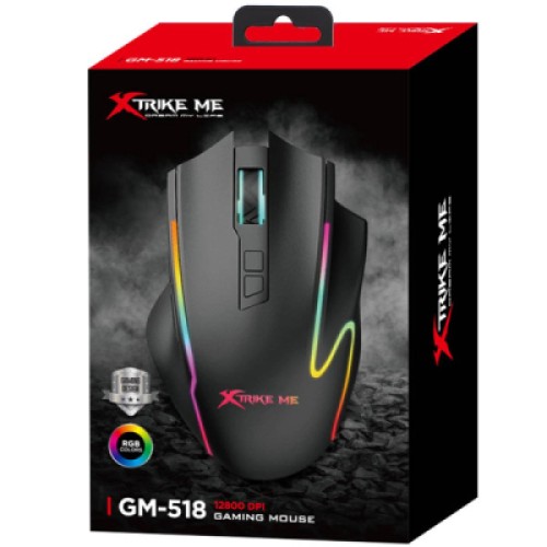 Мышка Xtrike ME GM-518 USB RGB Black (GM-518)