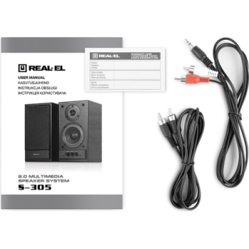 Акустическая система REAL-EL S-305 Black (EL121200012)