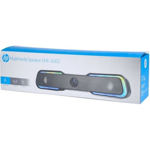 Акустическая система HP DHE-6002 6Вт RGB 3.5мм + USB (DHE-6002)