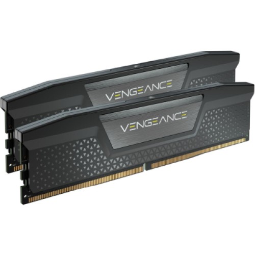 Модуль памяти для компьютера DDR5 64GB (2x32GB) 5200 MHz Vengeance Black Corsair (CMK64GX5M2B5200C40)