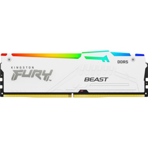 Модуль памяти для компьютера DDR5 32GB 6000 MHz FURY Beast White RGB Kingston Fury (ex.HyperX) (KF560C40BWA-32) Модуль памяти для компьютера DDR5 32GB 6000 MHz FURY Beast White RGB Kingston Fury (ex.HyperX) (KF560C40BWA-32)