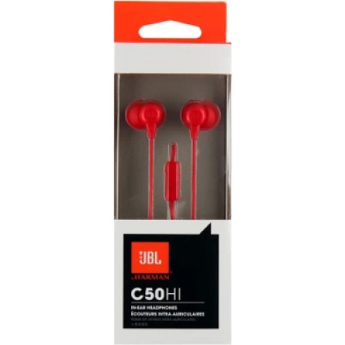 Наушники JBL C50 HI Red (JBLC50HIRED)