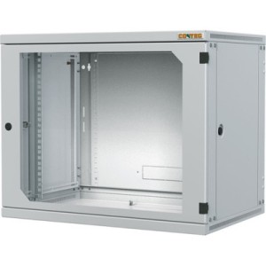 Шкаф настенный Conteg 6U 19" 600 мм, съемные боковые панели, RAL7035 (RUN-06-60/60-I)