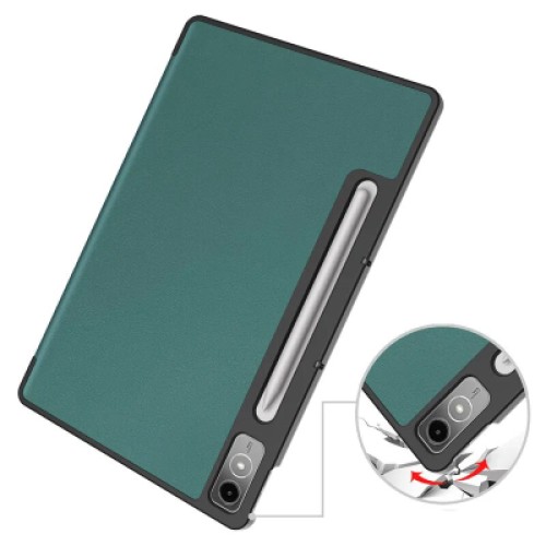 Чехол для планшета BeCover Smart Case Lenovo Tab P12 TB-370FU 12.7" Dark Green (710058)
