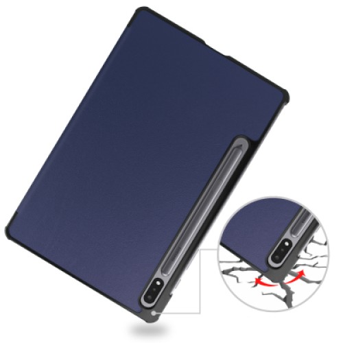 Чехол для планшета BeCover Smart Case Samsung Tab S9 (SM-X710/SM-X716)/S9 FE (SM-X510/SM-X516B) 11.0" Deep Blue (709891)