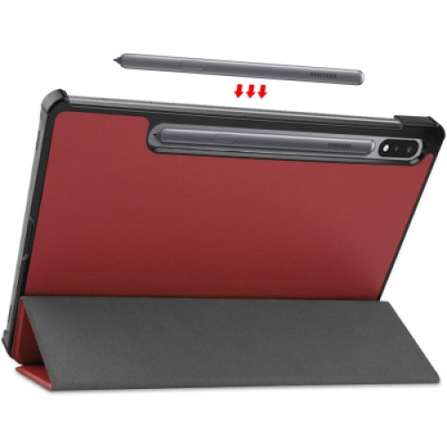 Чехол для планшета BeCover Smart Case Samsung Tab S9 (SM-X710/SM-X716)/S9 FE (SM-X510/SM-X516B) 11.0" Red Wine (709893)
