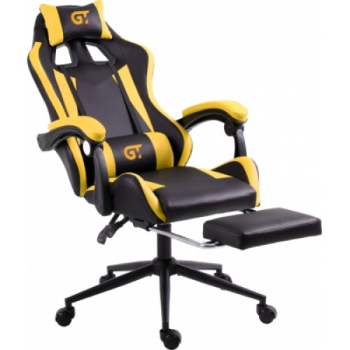 Кресло игровое GT Racer X-2323 Black/Yellow