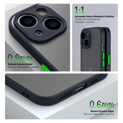 Чехол для мобильного телефона Armorstandart Frosted Matte OPPO A18 4G / A38 4G Navy Blue (ARM72404)