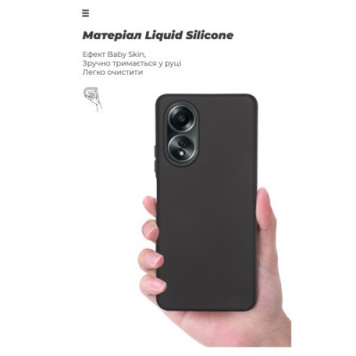 Чехол для мобильного телефона Armorstandart ICON Case OPPO A58 4G Black (ARM66472)