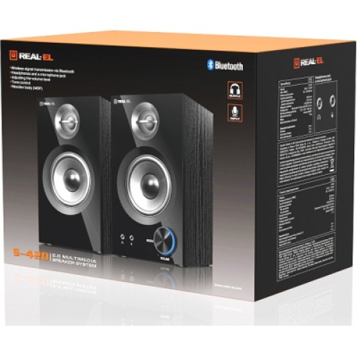 Акустическая система REAL-EL S-420 Black (EL121200011)