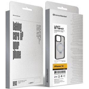 Чохол до мобільного телефона Armorstandart Unit Stand Apple iPhone 14 Black (ARM70556)