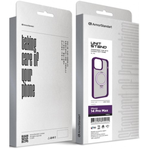 Чехол для мобильного телефона Armorstandart Unit Stand Apple iPhone 14 Pro Max Purple (ARM70565)