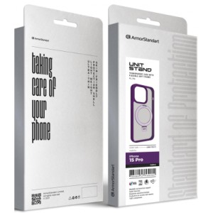 Чехол для мобильного телефона Armorstandart Unit Stand Apple iPhone 15 Pro Purple (ARM70577)
