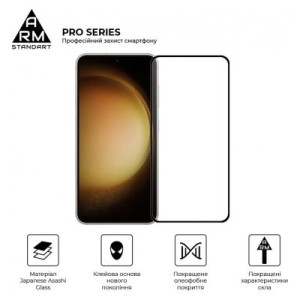 Стекло защитное Armorstandart Pro Samsung S24 Black (ARM72436)