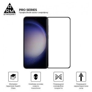 Стекло защитное Armorstandart Pro Samsung S24 Plus Black (ARM72437)