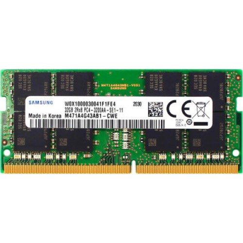 Модуль памяти для ноутбука SoDIMM DDR4 32GB 3200 MHz Samsung (M471A4G43BB1-CWE)